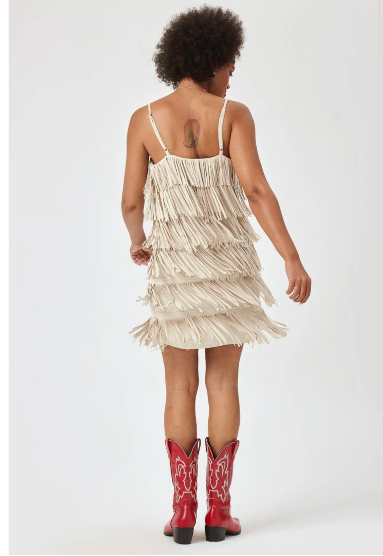 Indio Fringe Suede Dress