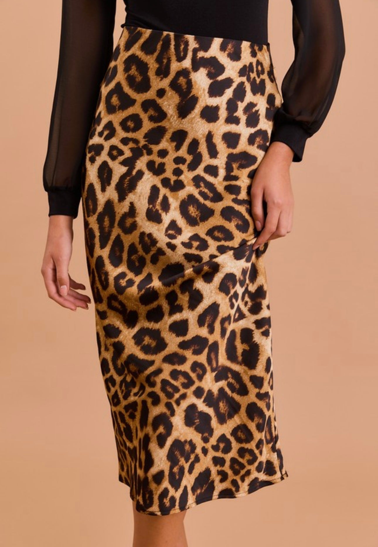 Mila Leopard Print Skirt