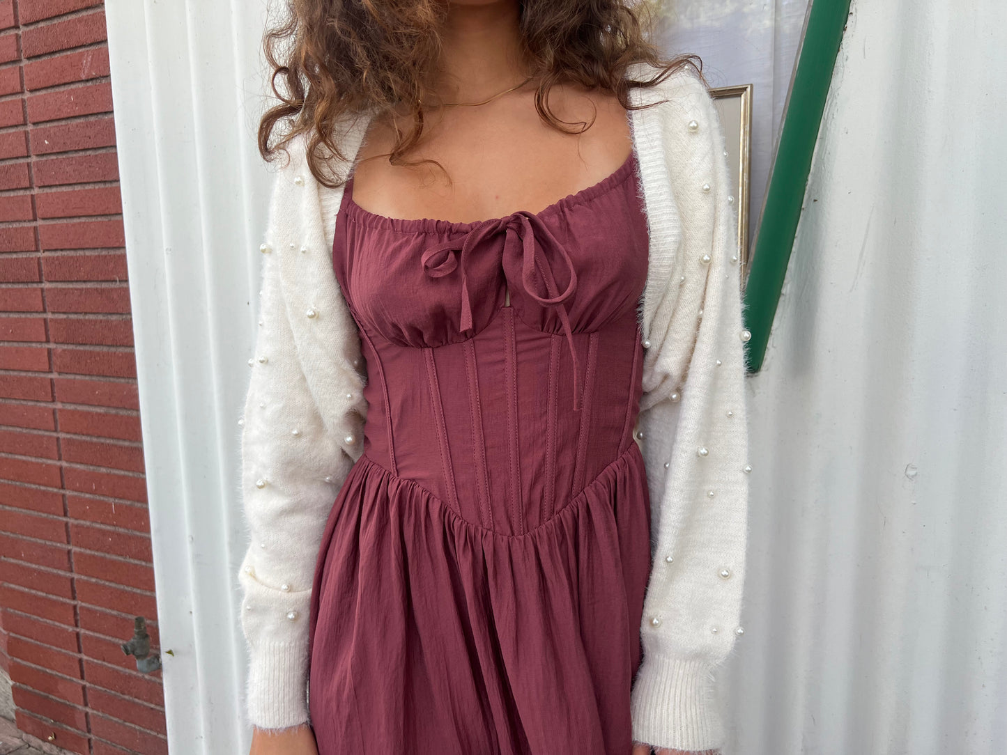 Pearl Cropped Cardigan