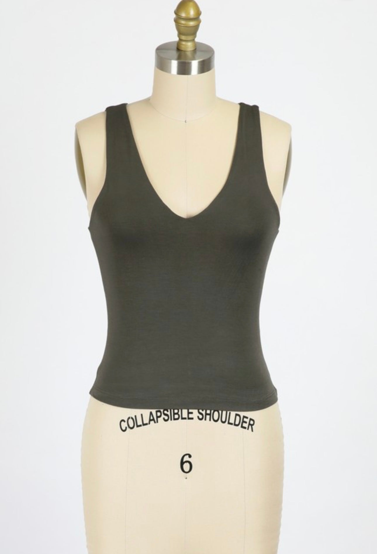 Emma Cropped Double Layered Tank Top