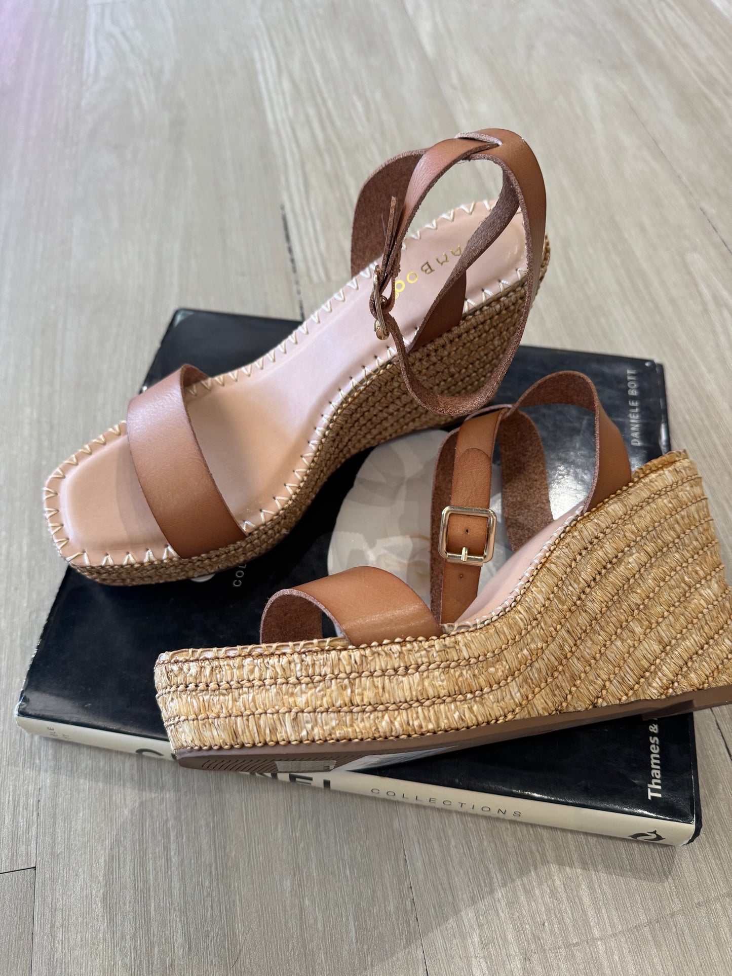 Bamboo Espadrille Wedge