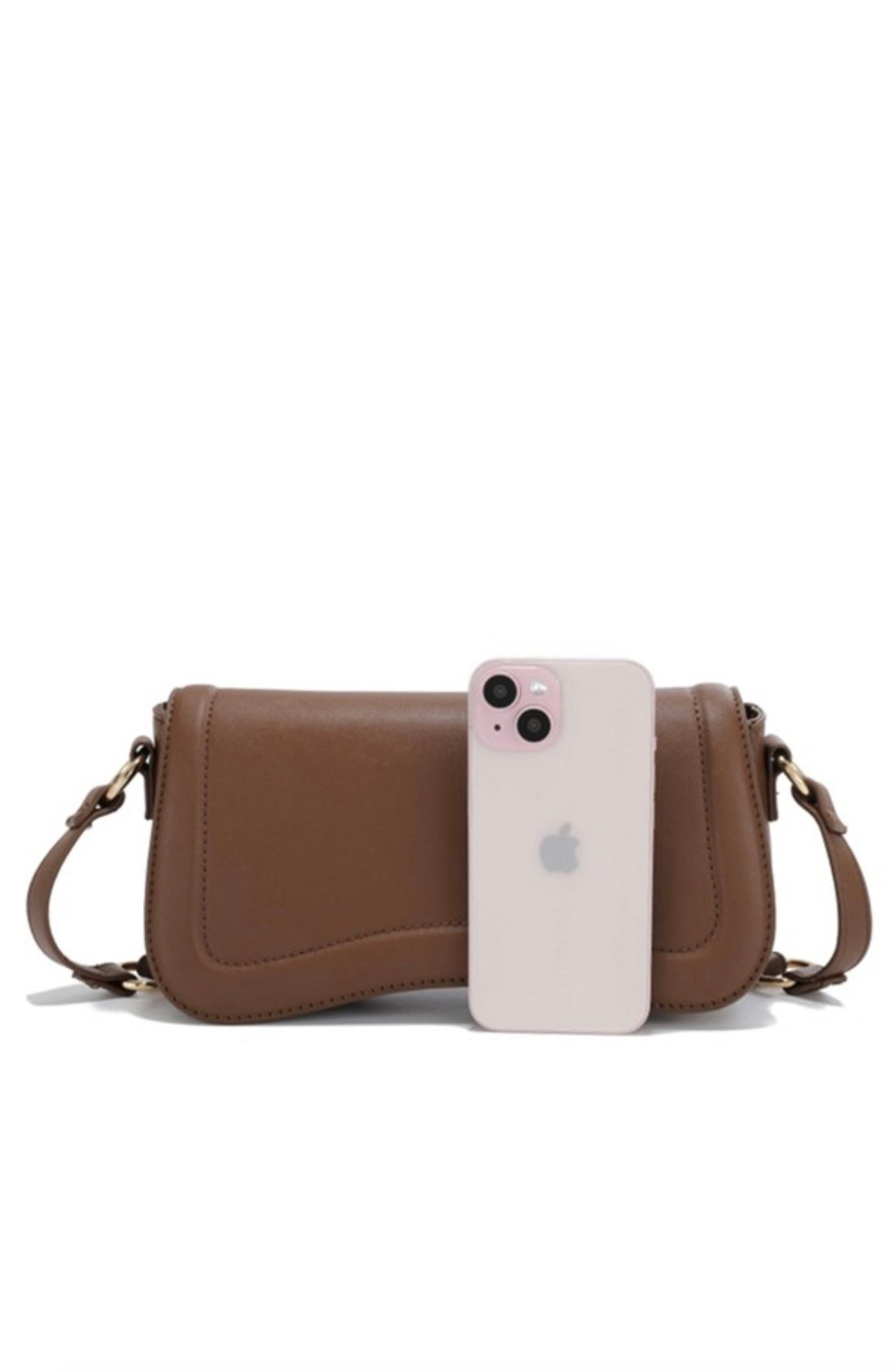 Michelle Smooth Curved Shoulder Bag