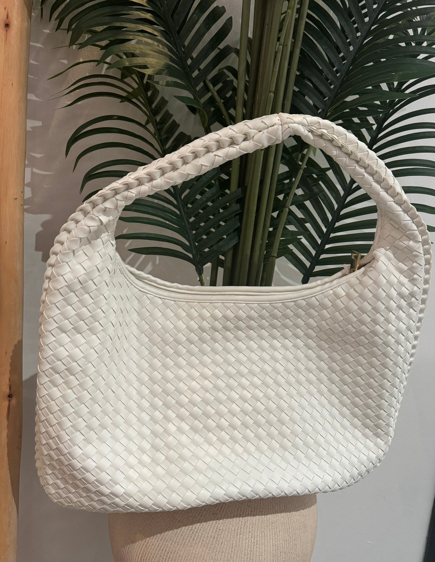 Emery Textured Shoulder Hobo Bag