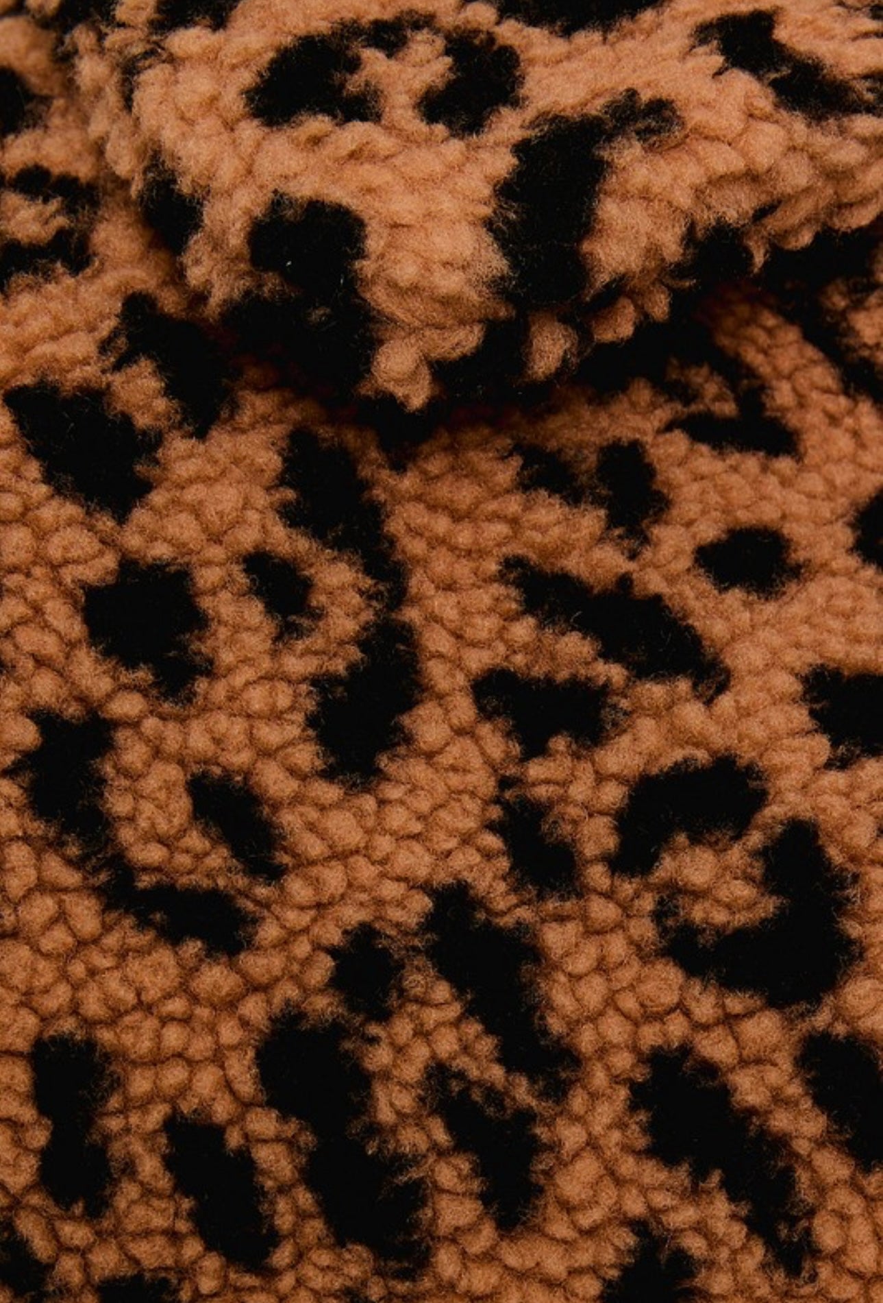 Bold And Beautiful Leopard Print Sherpa Jacket