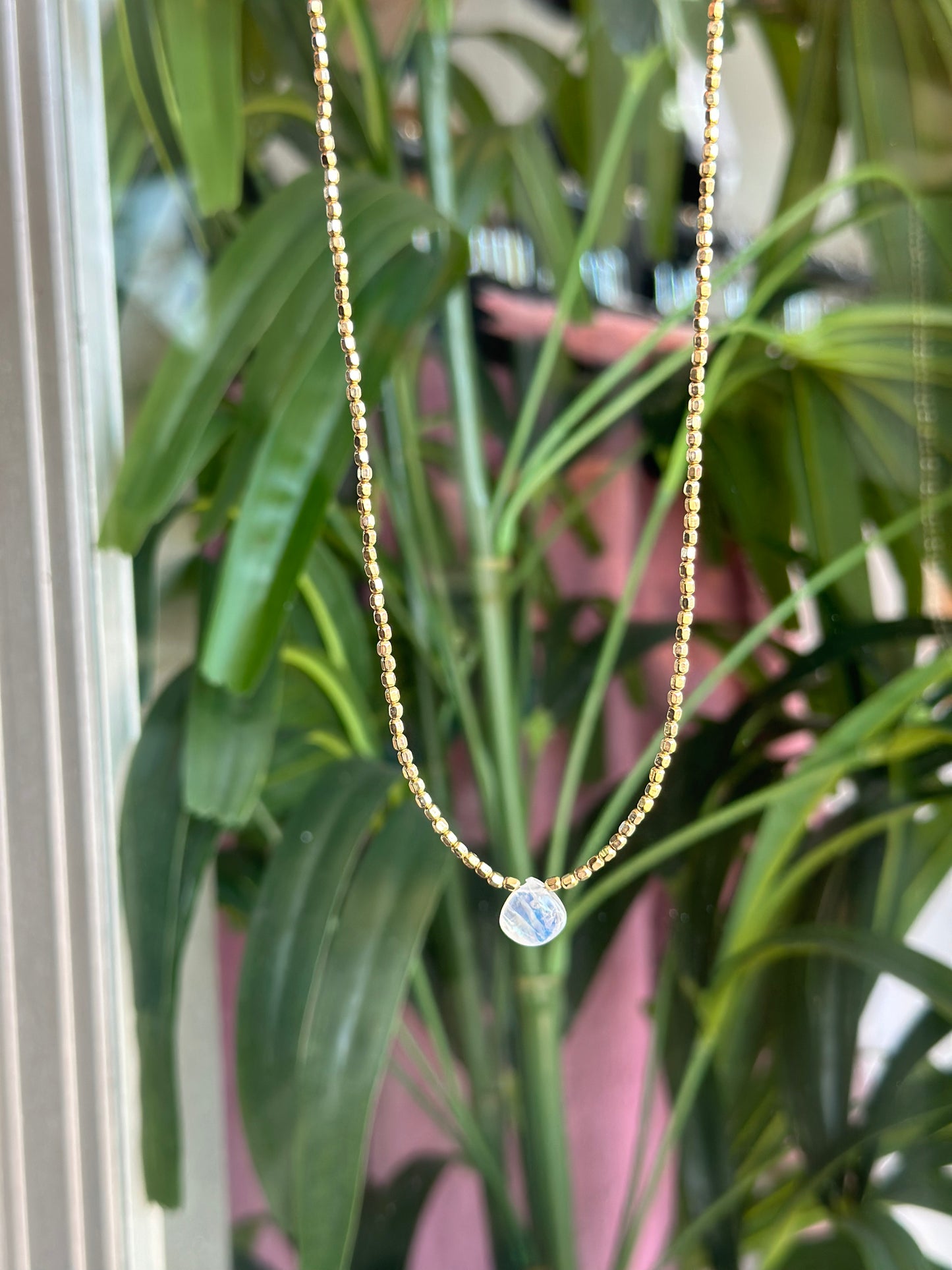 Lunar Glow Moonstone Necklace