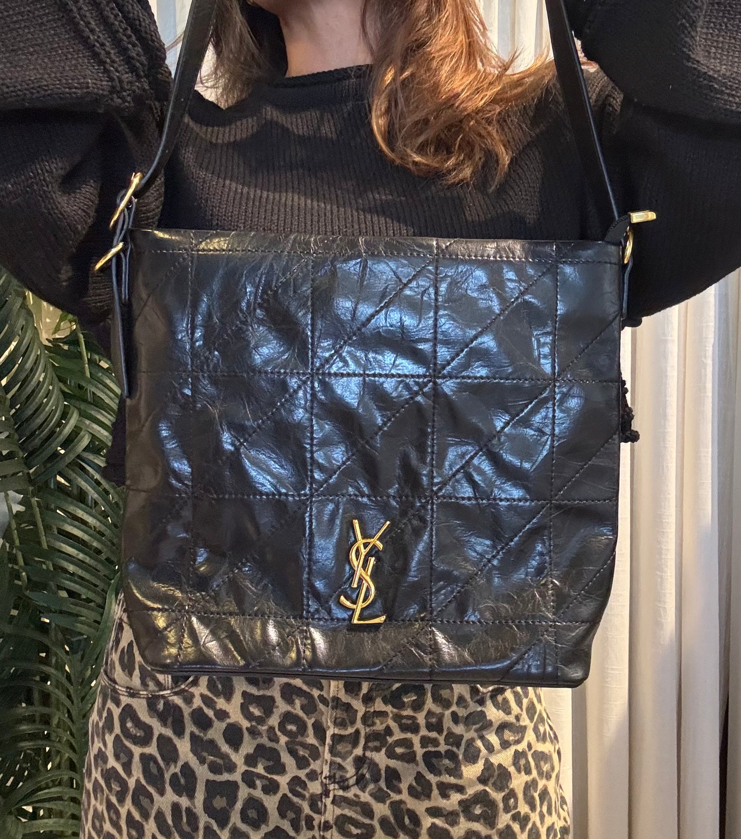 Vegan Leather Luxe Shoulder Bag