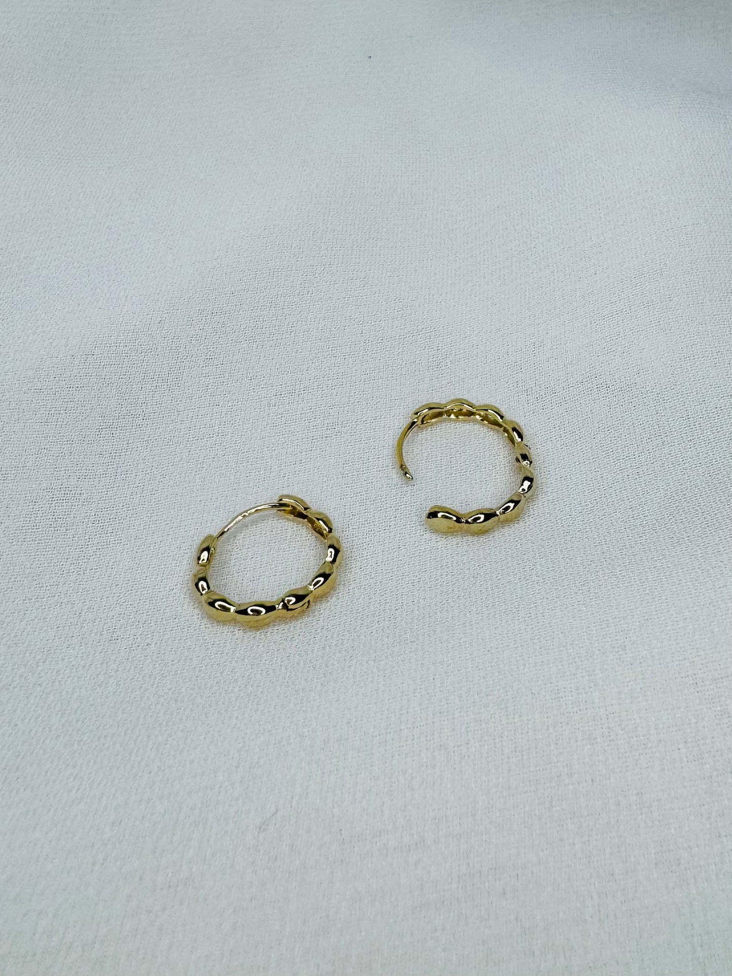 Mini Bead Hoops