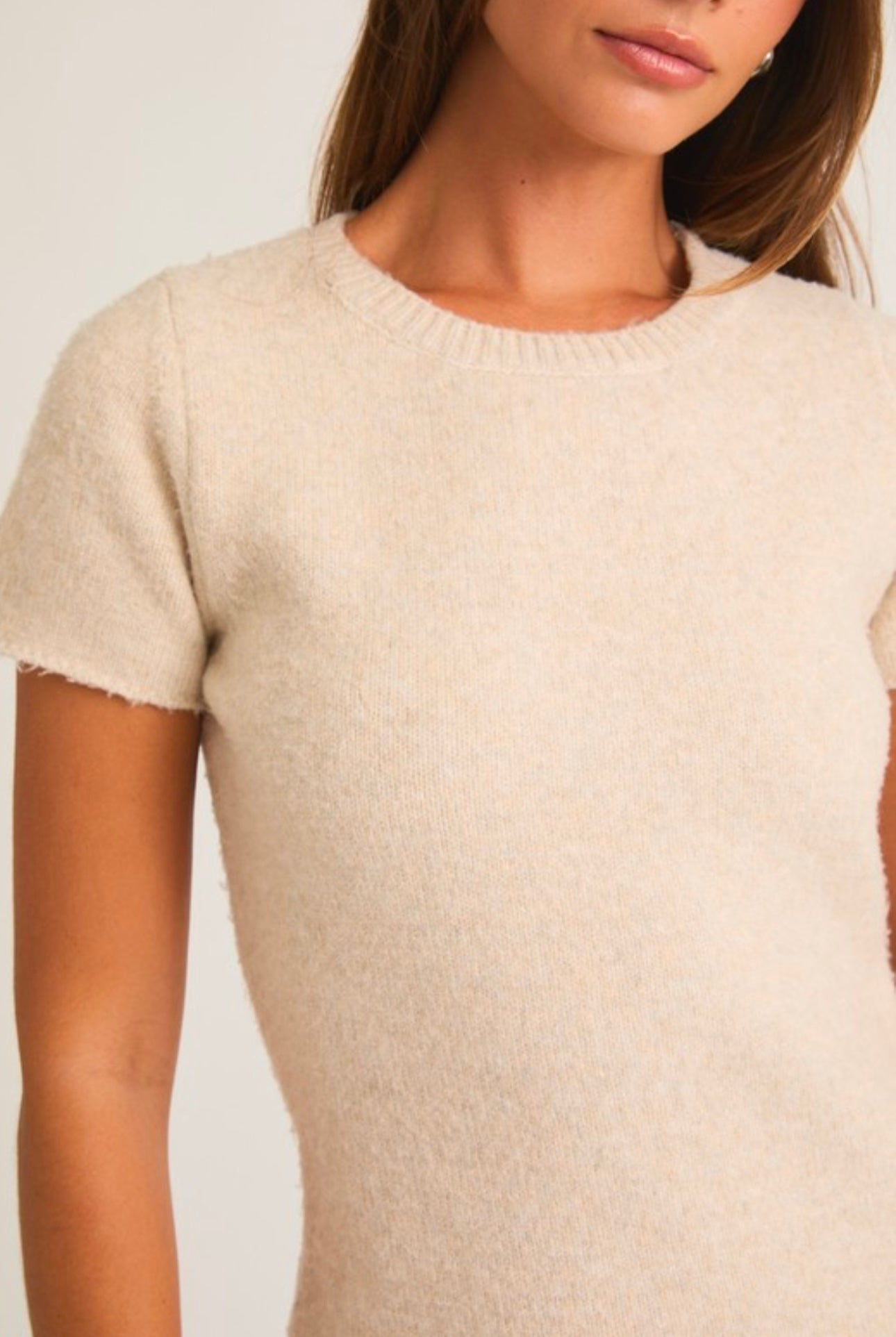 Tan Dreams Short Sleeve Mini Dress