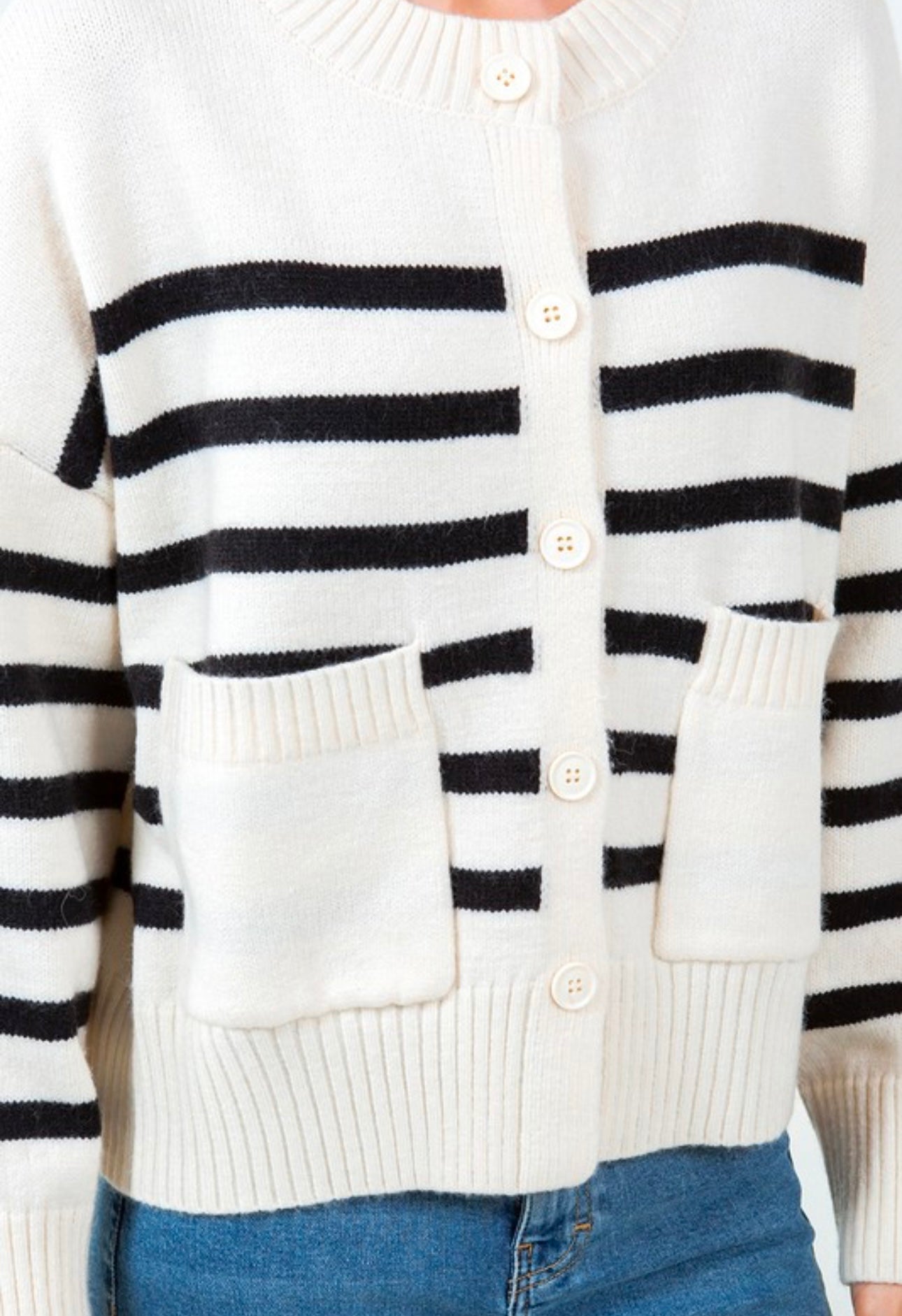 Luxe Lines button up Cardigan