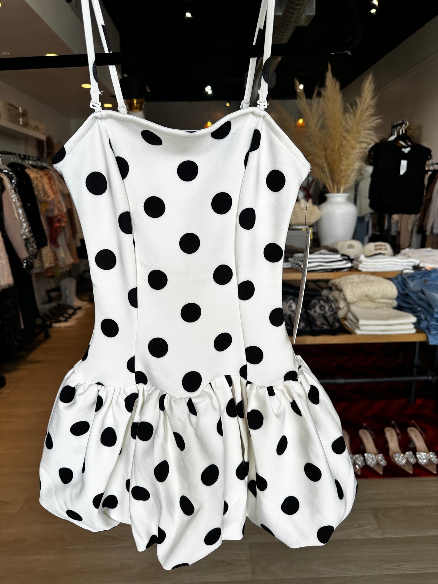 Spotted Dream Balloon Dress