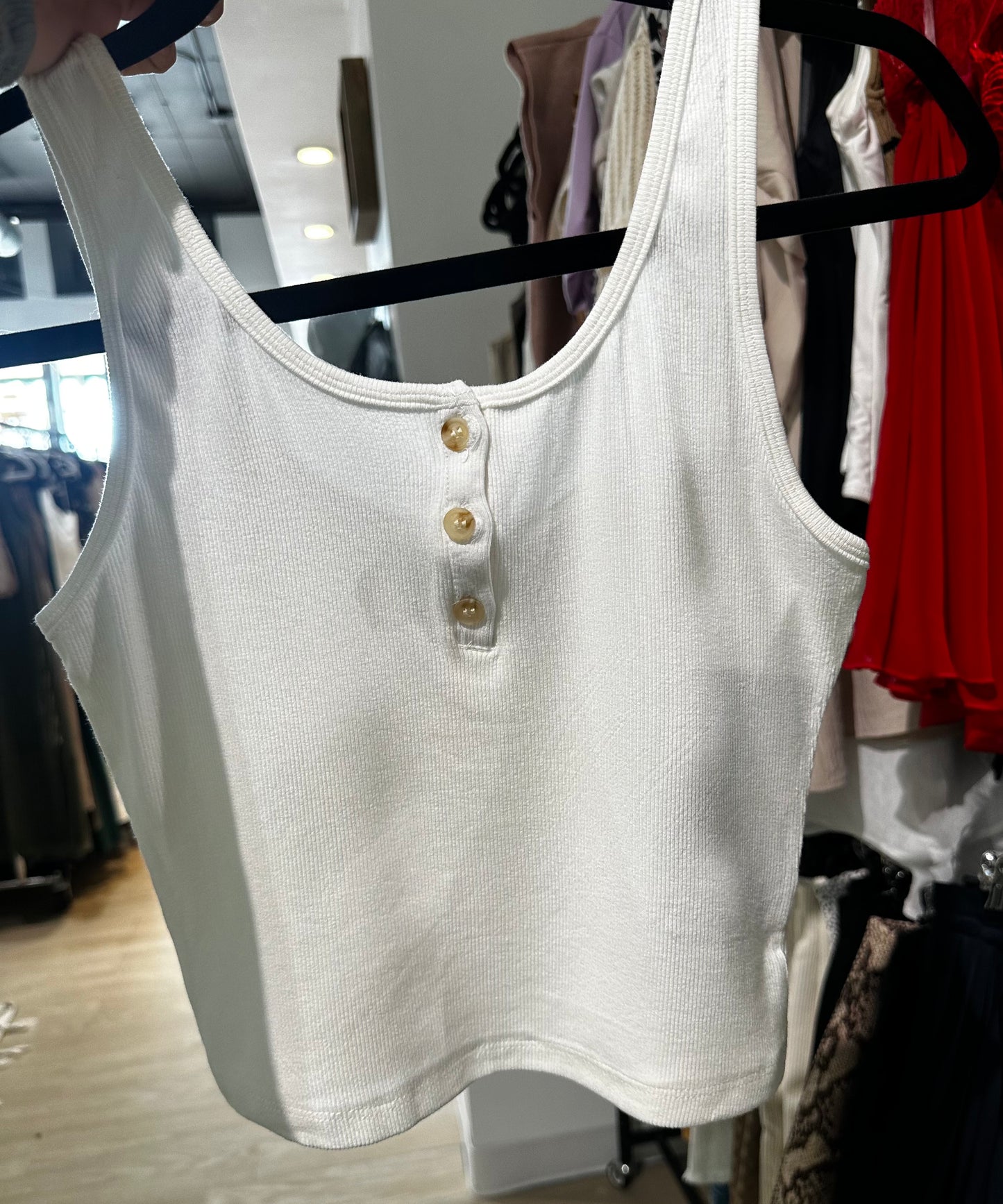 Essential Ribbed Tank