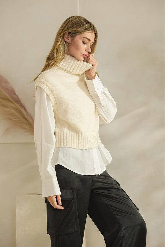 Only You Oversized Turtle Neck Sweater