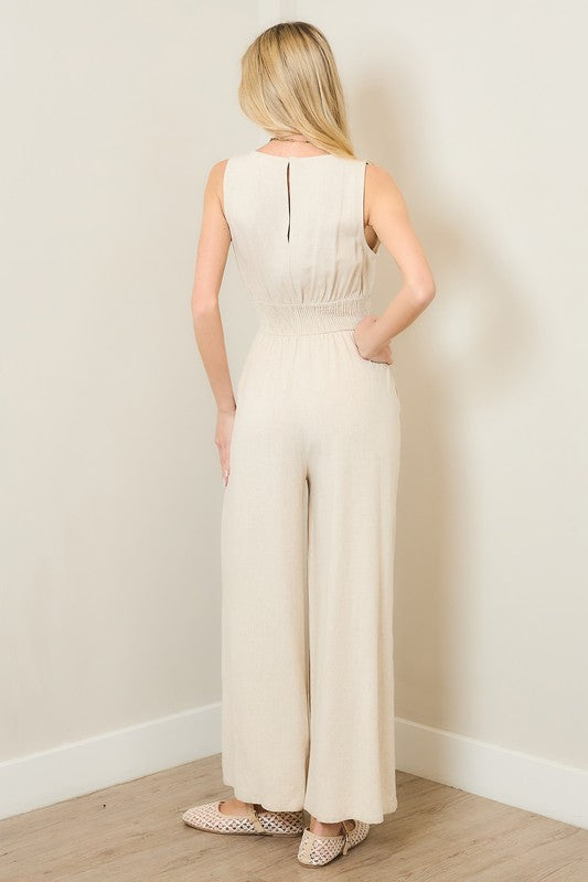The Riviera Linen Jumpsuit