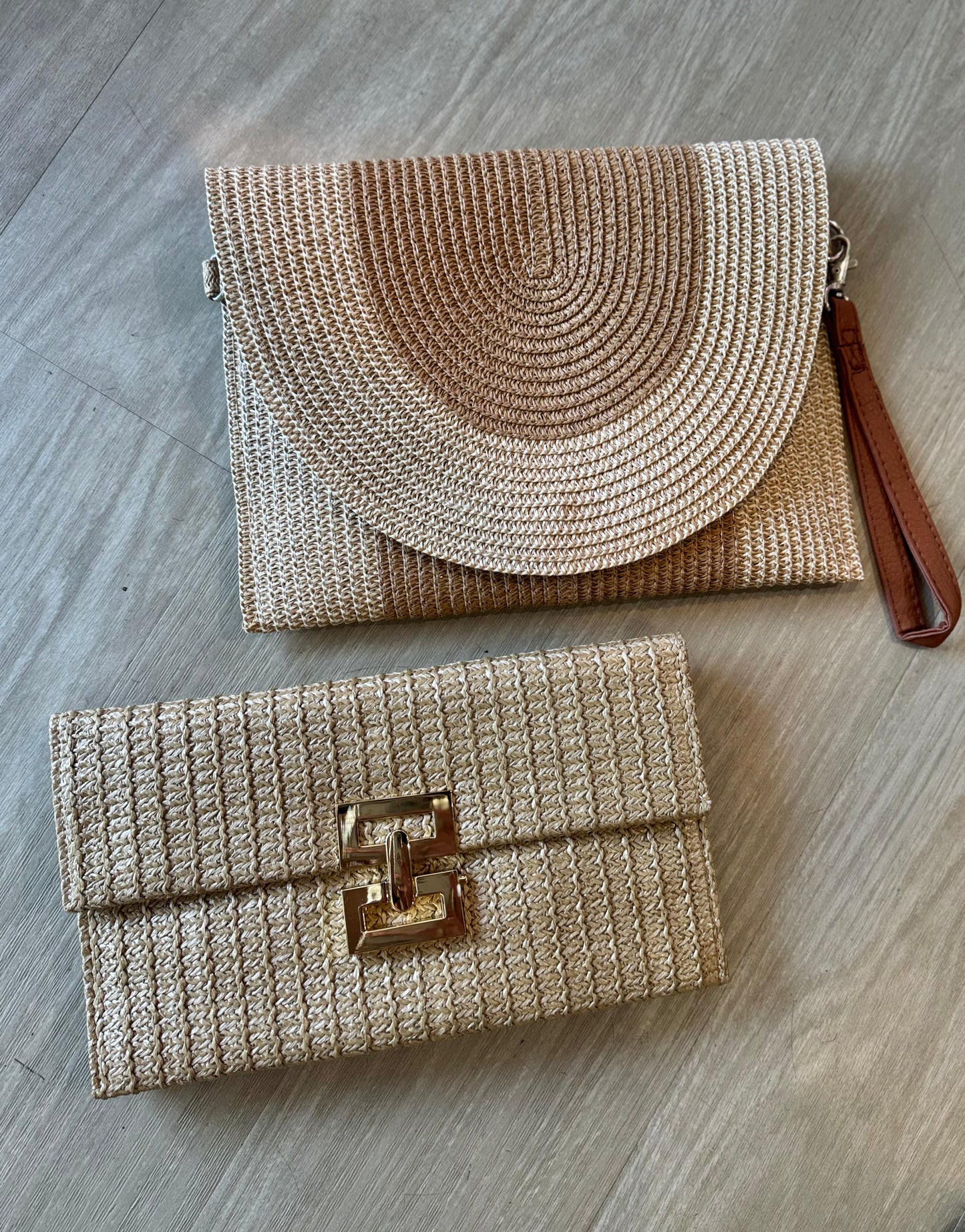 Cabo Two Tone Straw Bag