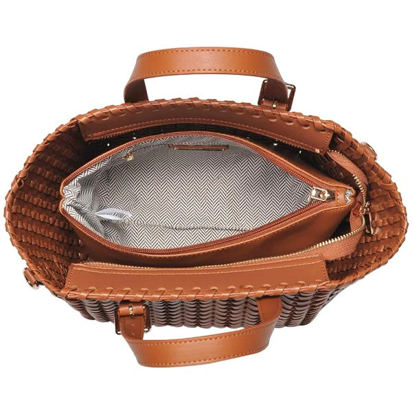 Estele Woven Basket Tote