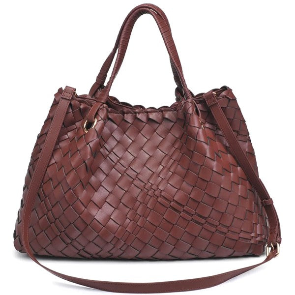 Natalie Woven Tote Bag