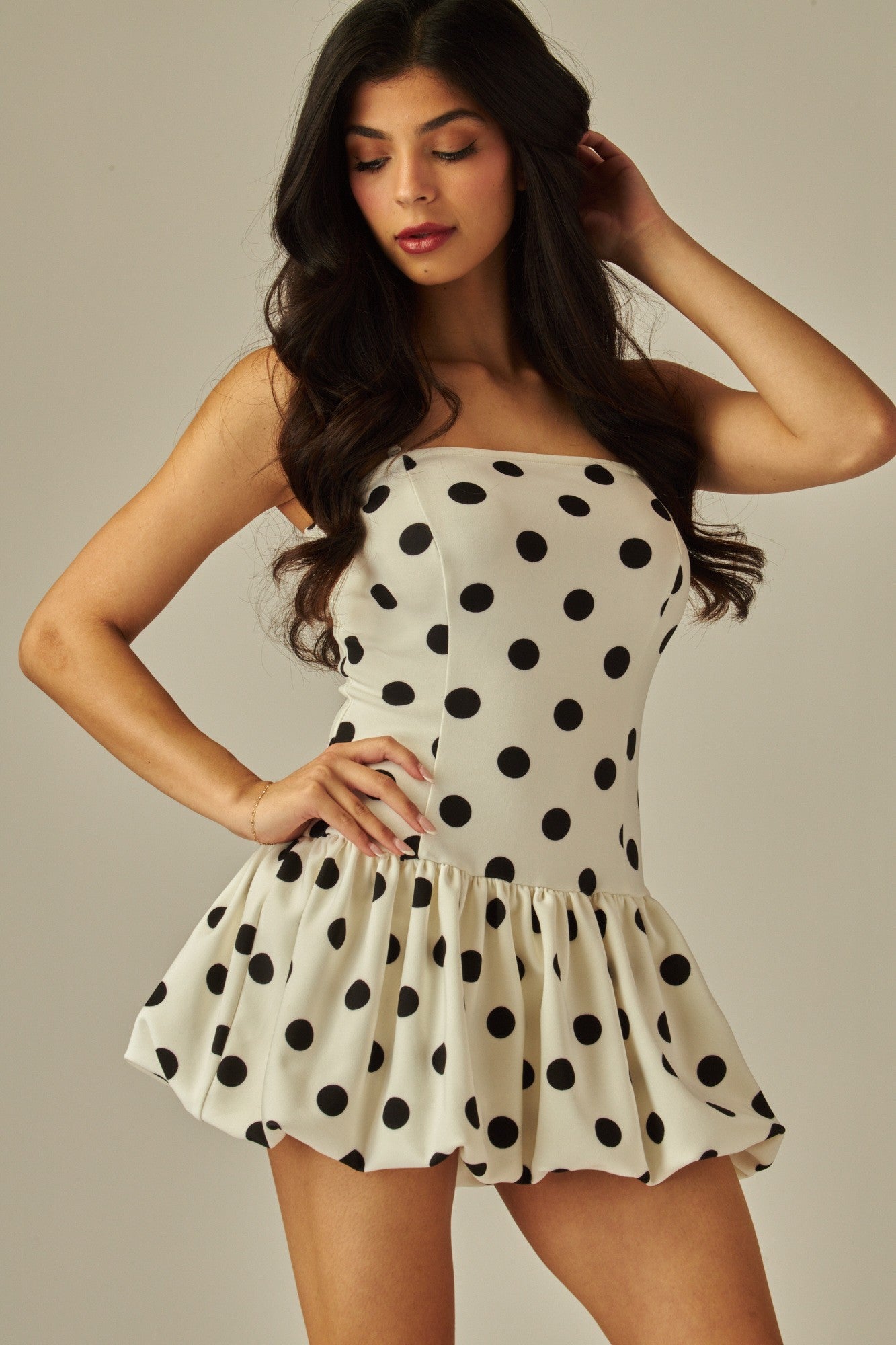Spotted Dream Balloon Dress