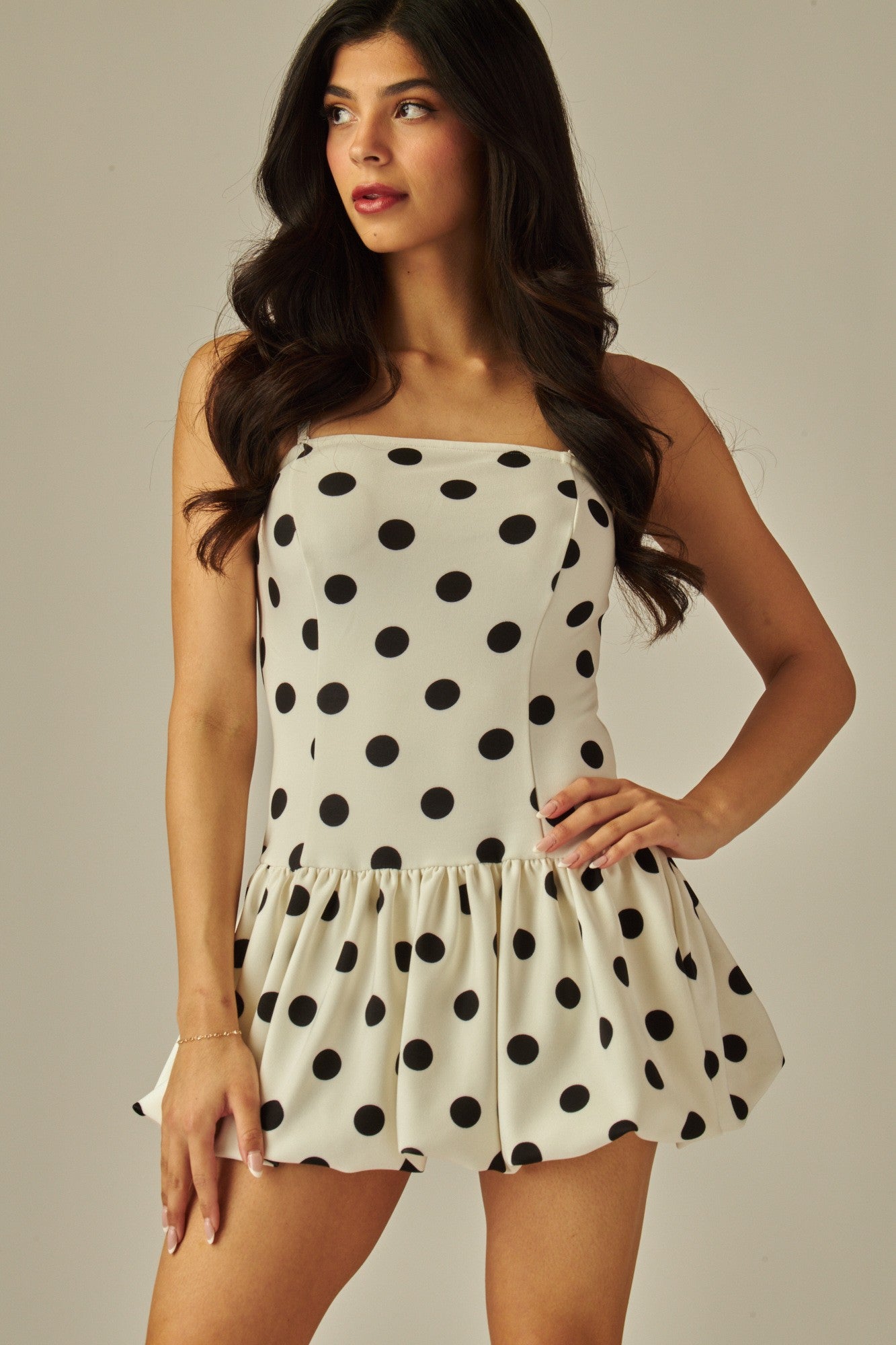 Spotted Dream Balloon Dress