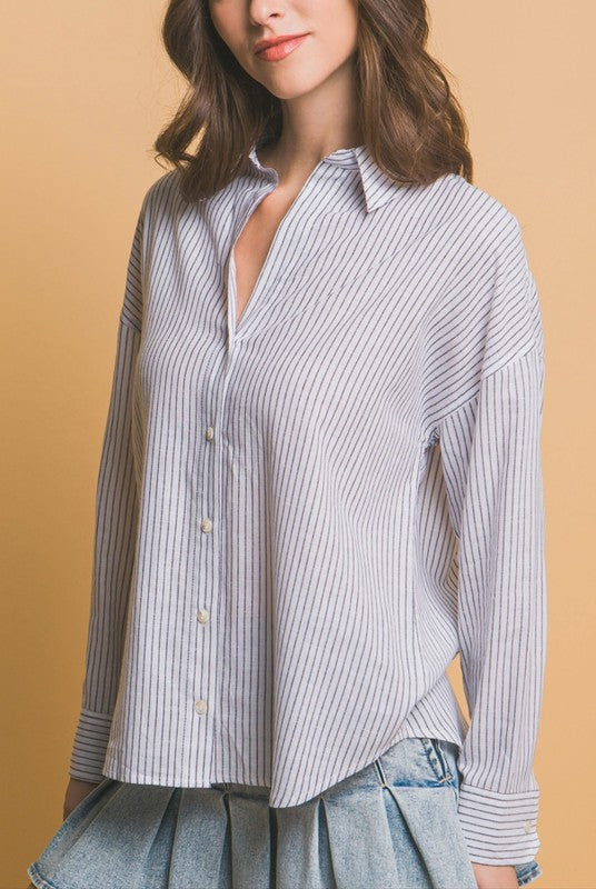 Striped Classic Button Down