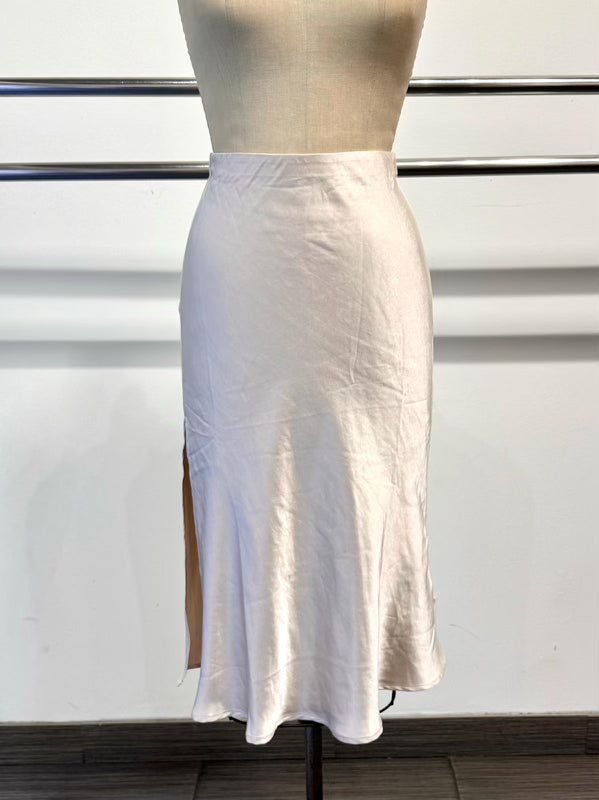Alexa Silk Satin Mermaid Skirt