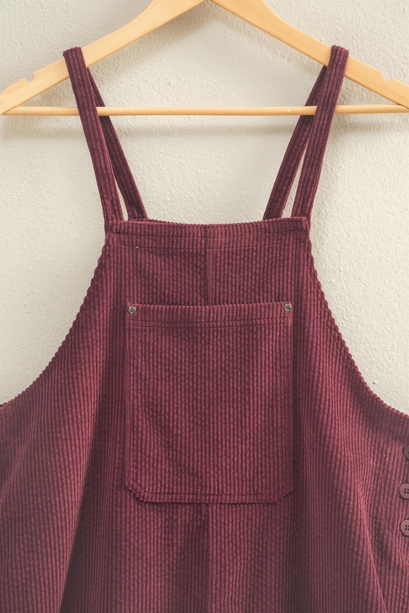 Whispered Memories Corduroy Romper