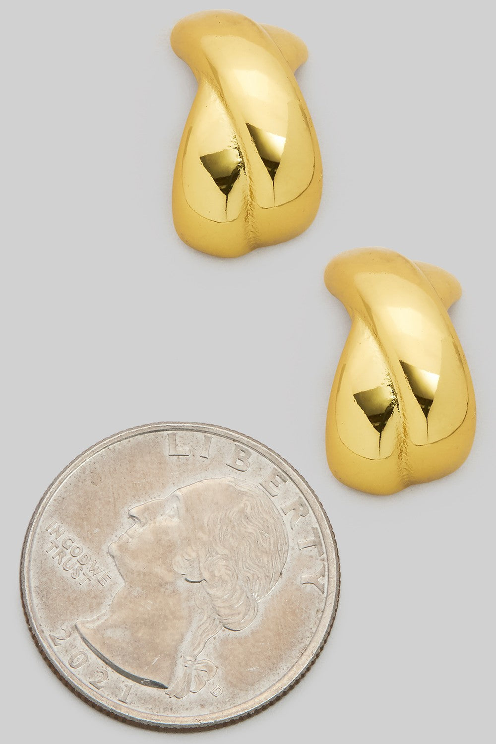 Modern Muse Curved X Earrings