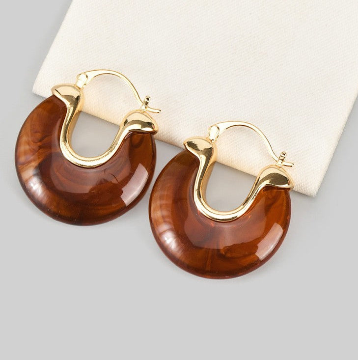 Isla Bonita Resin Hoops