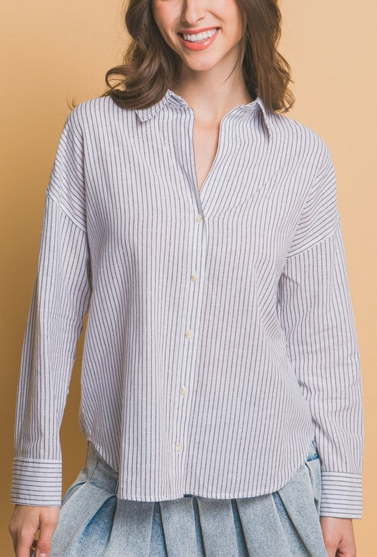 Striped Classic Button Down