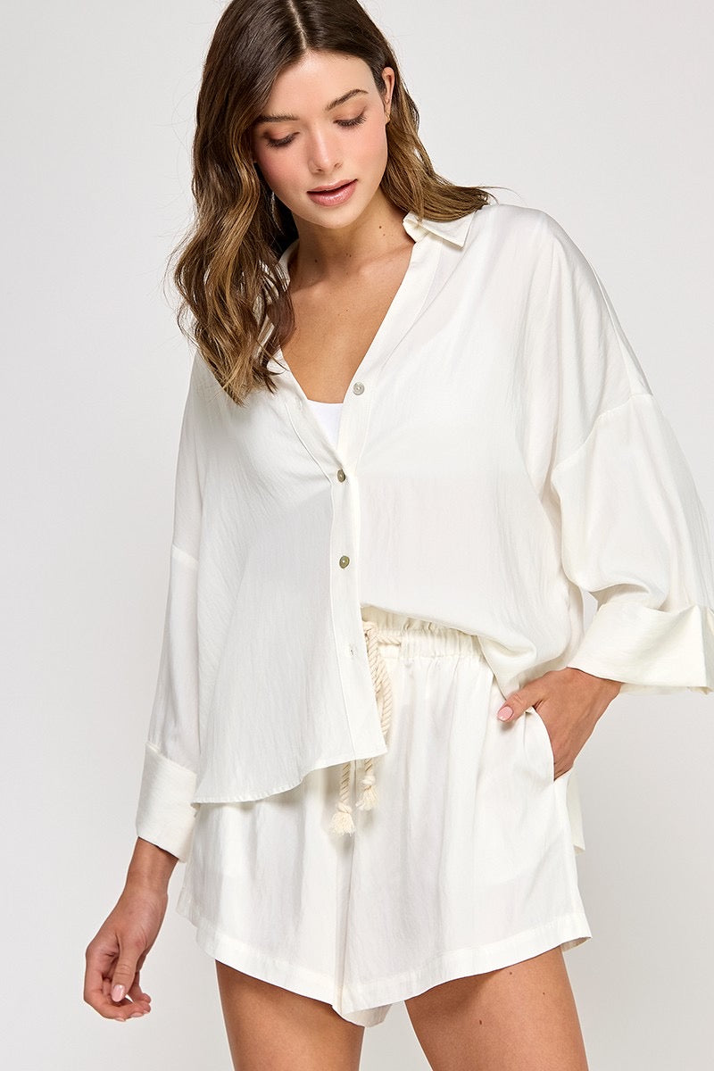Isla V Neck Top and Short Set