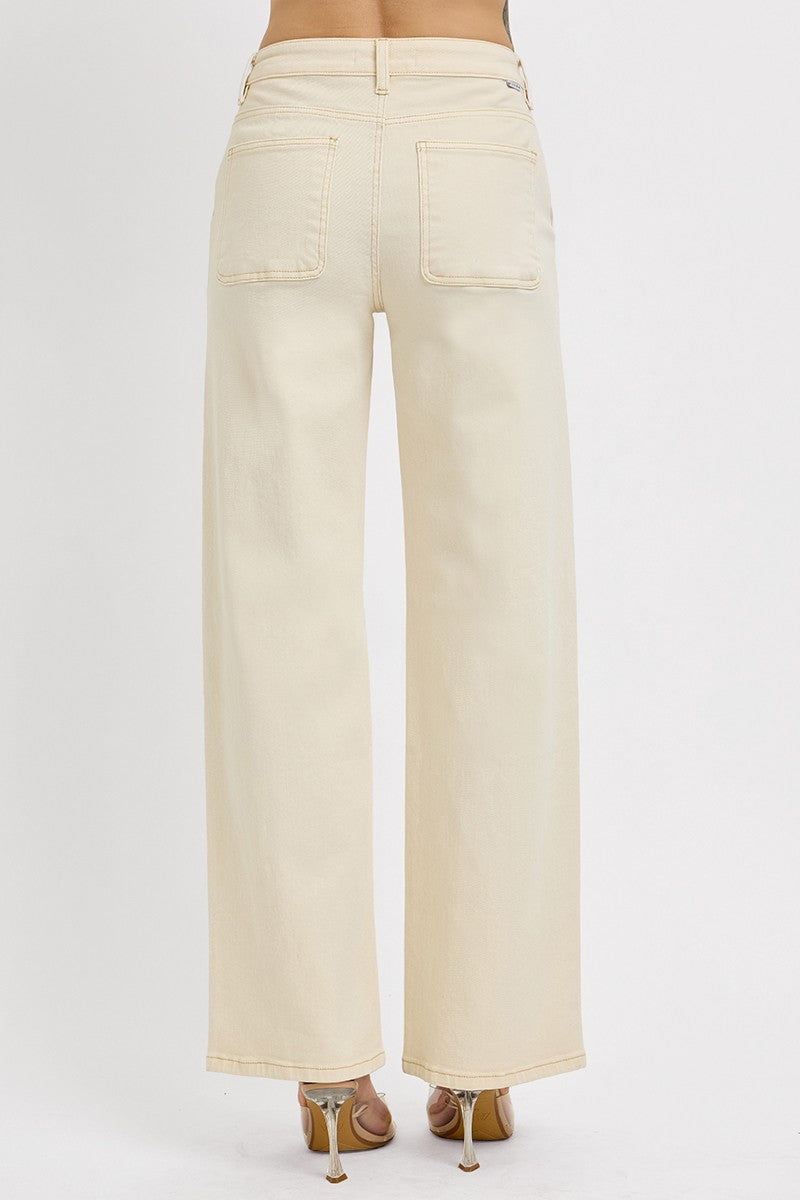 Risen Tummy Control Slouchy Ankle Baggy Pants
