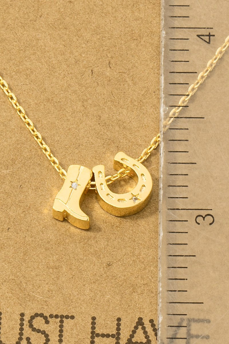 Desert Queen Horseshoe Necklace