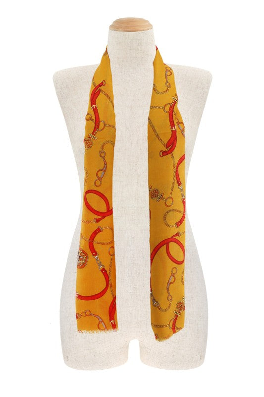 Chain Design Shawl Wrap Scarf