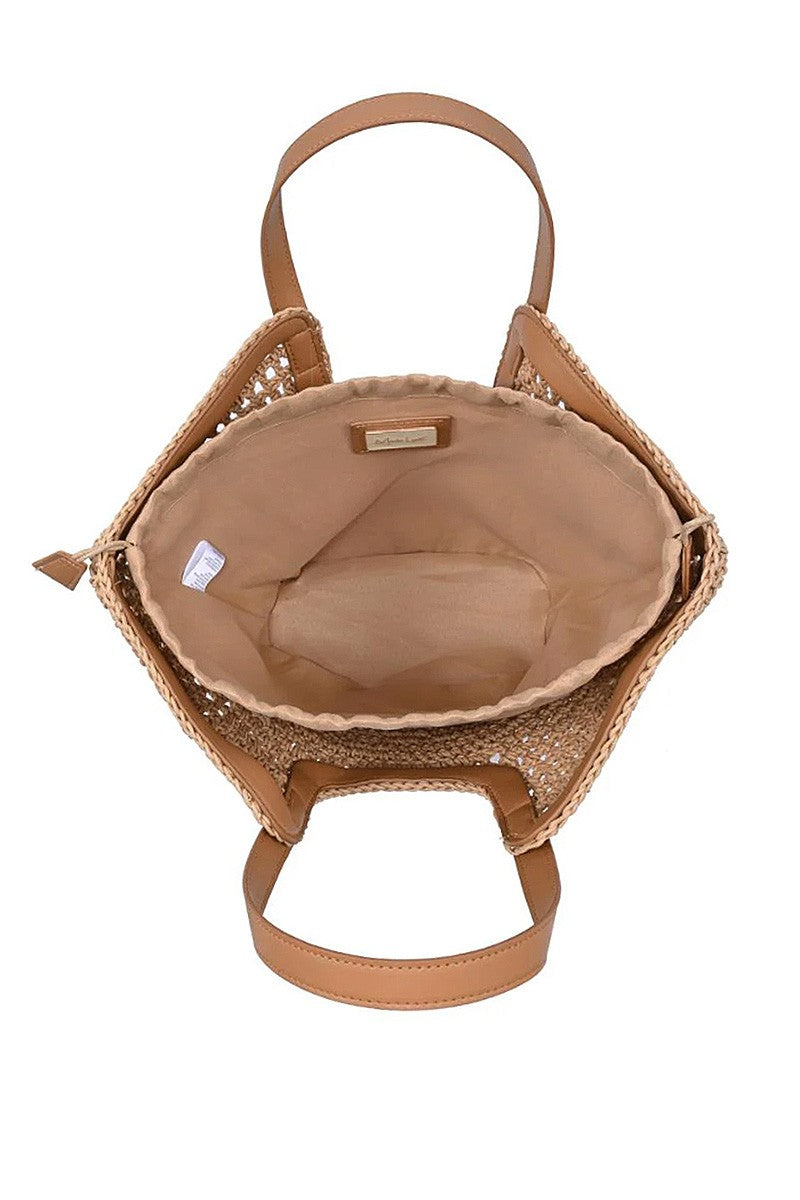 Sofia Woven Tote Bag