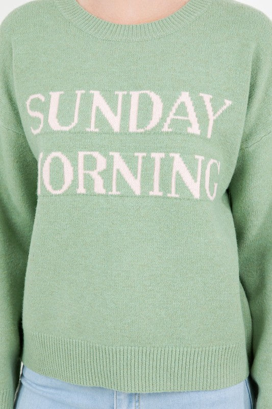 Sunday Morning Pullover Sweater