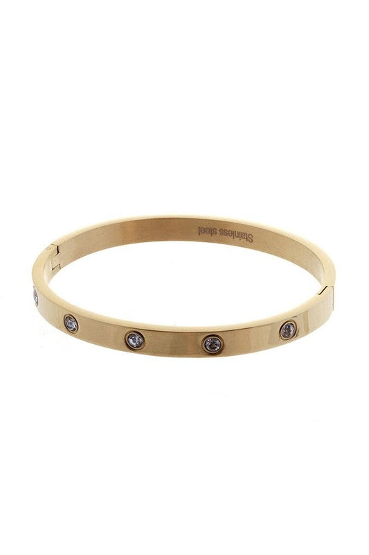 Stainless Steel Gold Jewel Bracelet