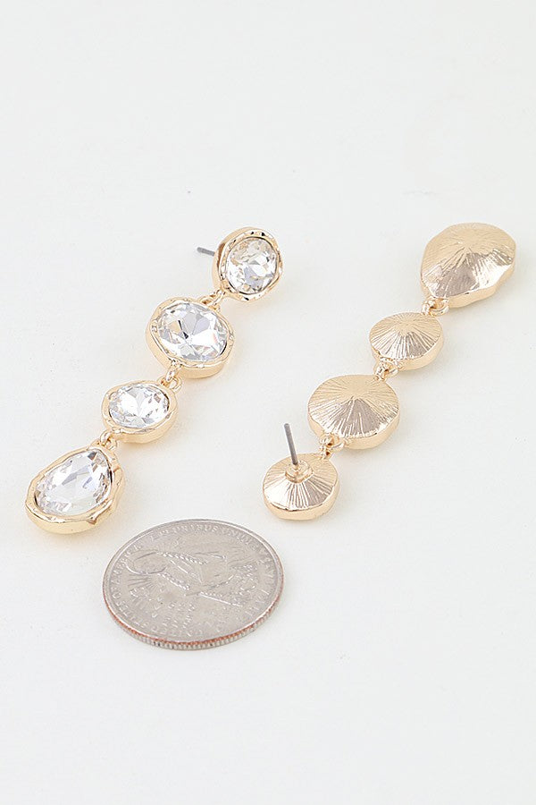 Crystal Cascade Earrings
