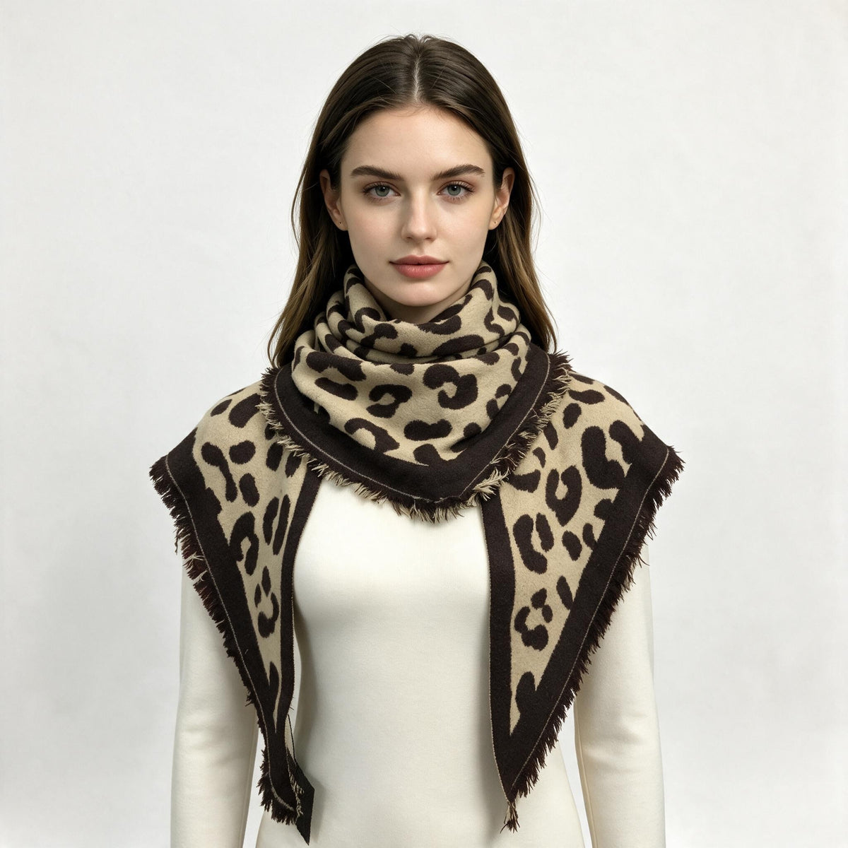 Cheetah Cutie Triangle Scarf