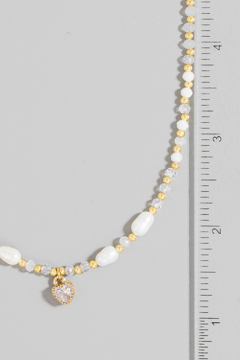 Sweetheart Beaded Necklace