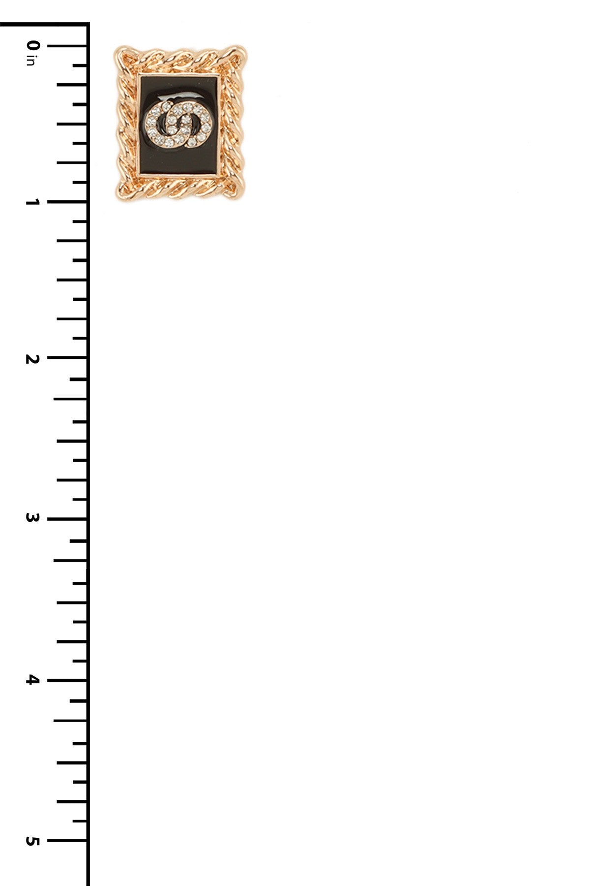 Double Rhinestone Lux Studs