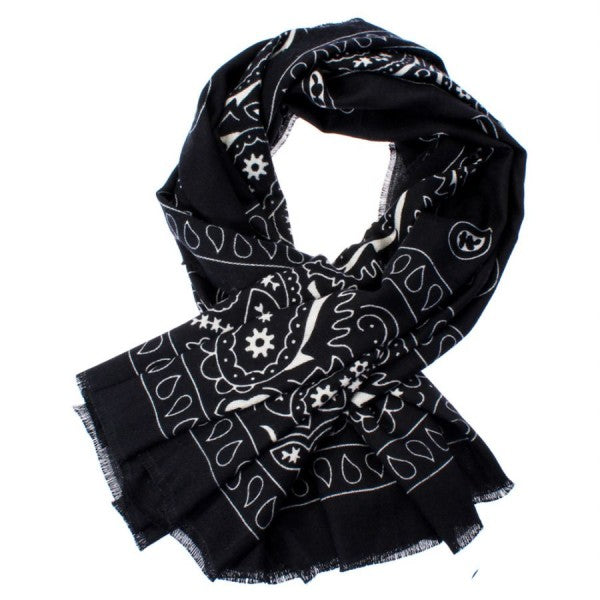 Bandana Paisley Print Scarf