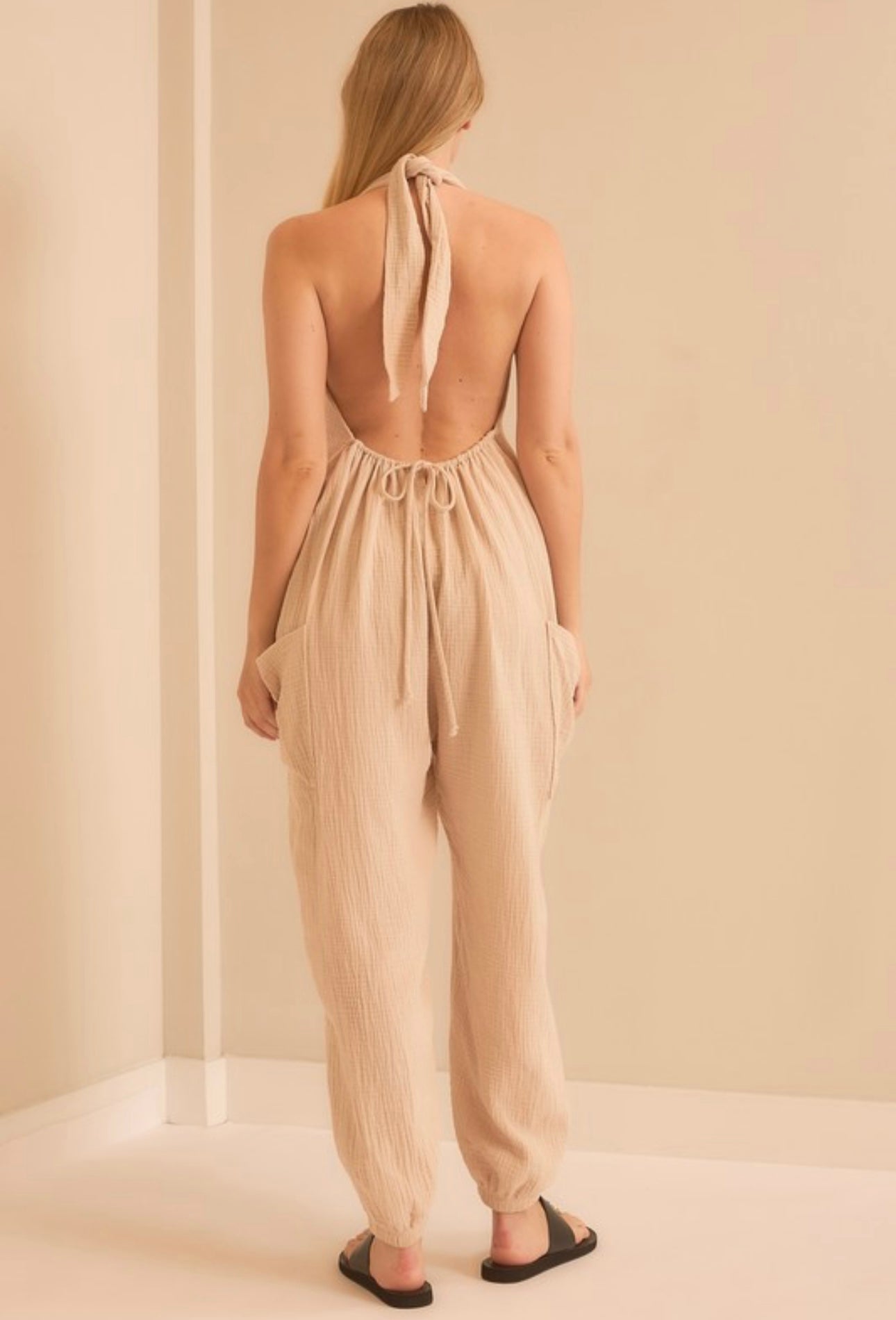 Namaste Halter Neck Jumpsuit