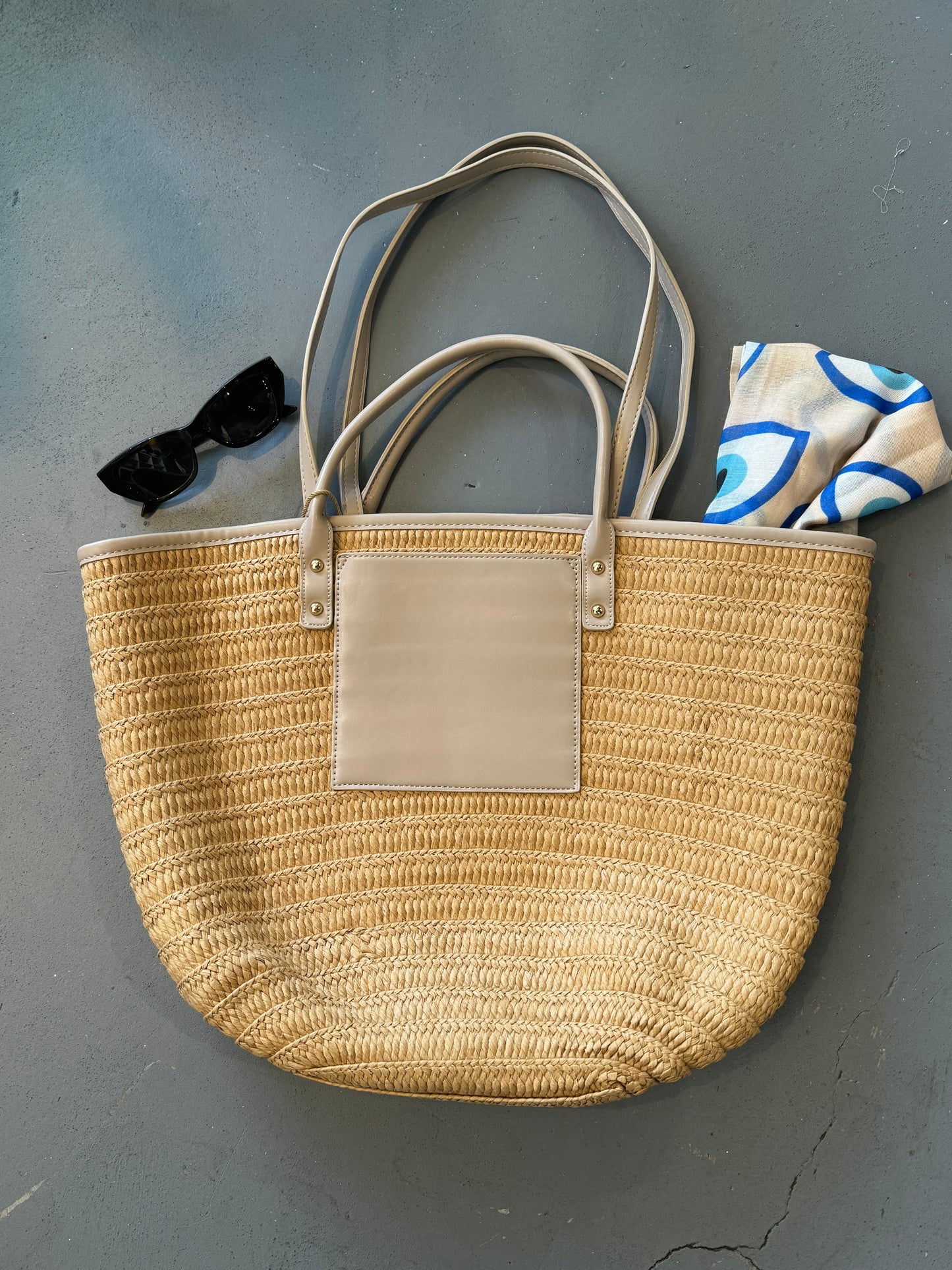 Lucia Leather detail Tote