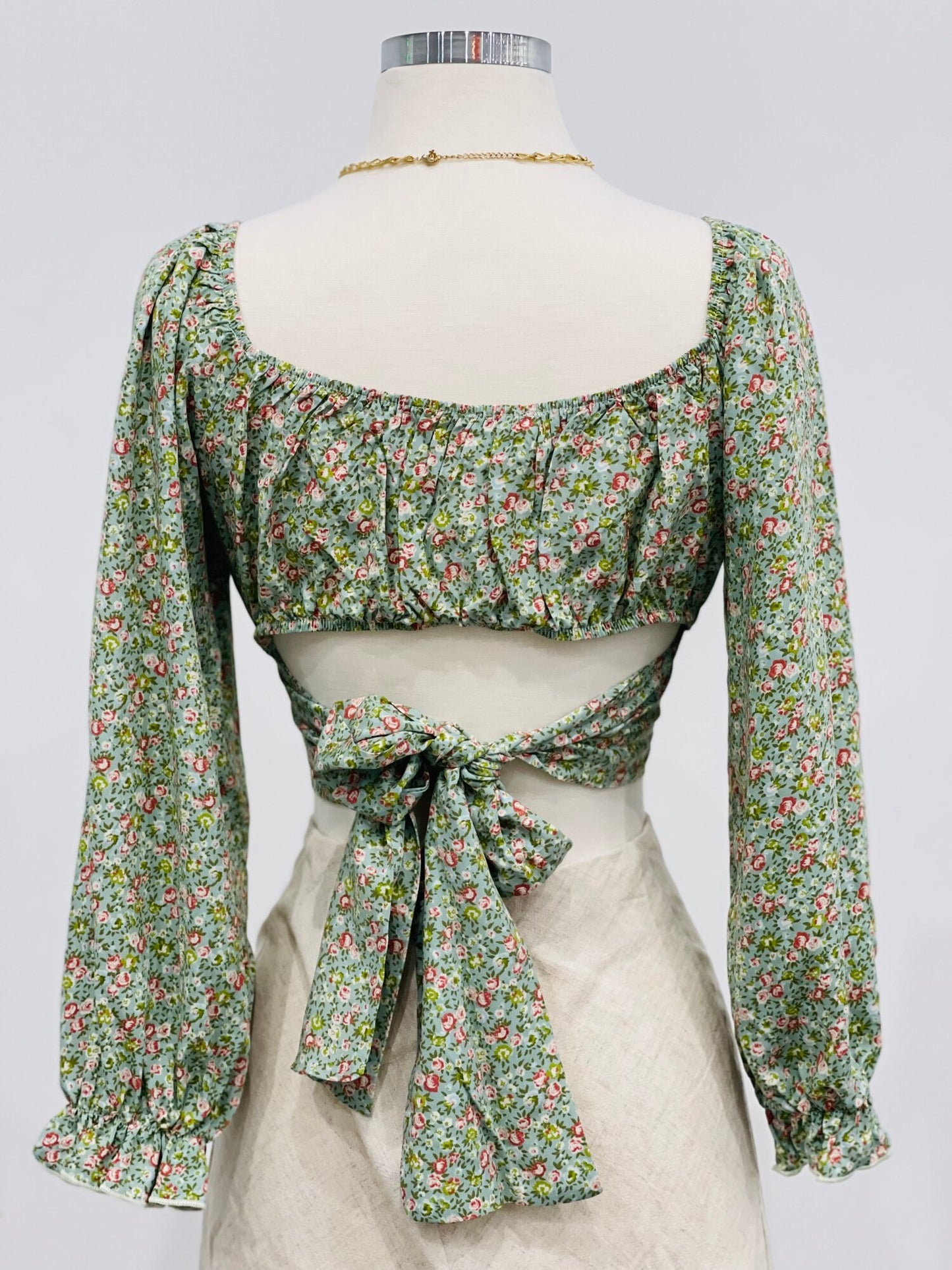 Emma Tie Back Blouse