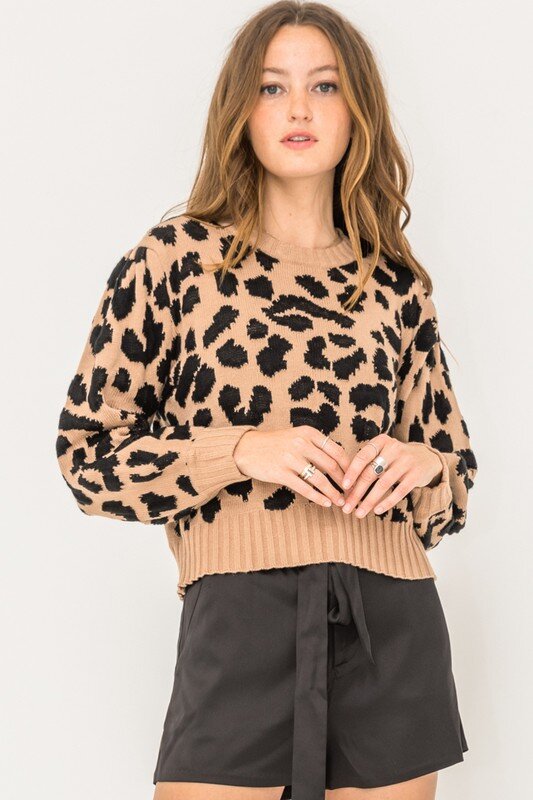 Stay wild Leopard Sweater