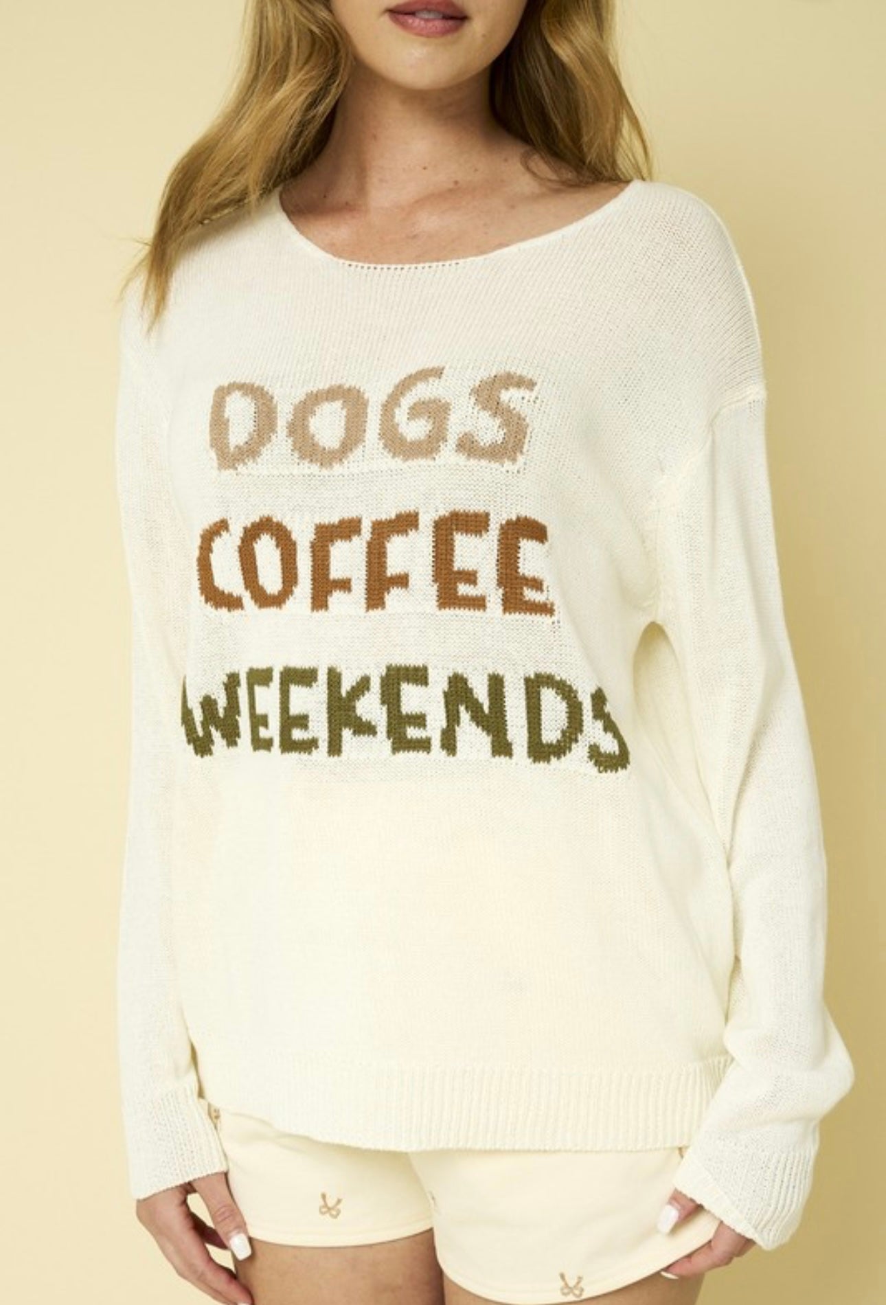 Dogs, Coffee, Weekends Sweater