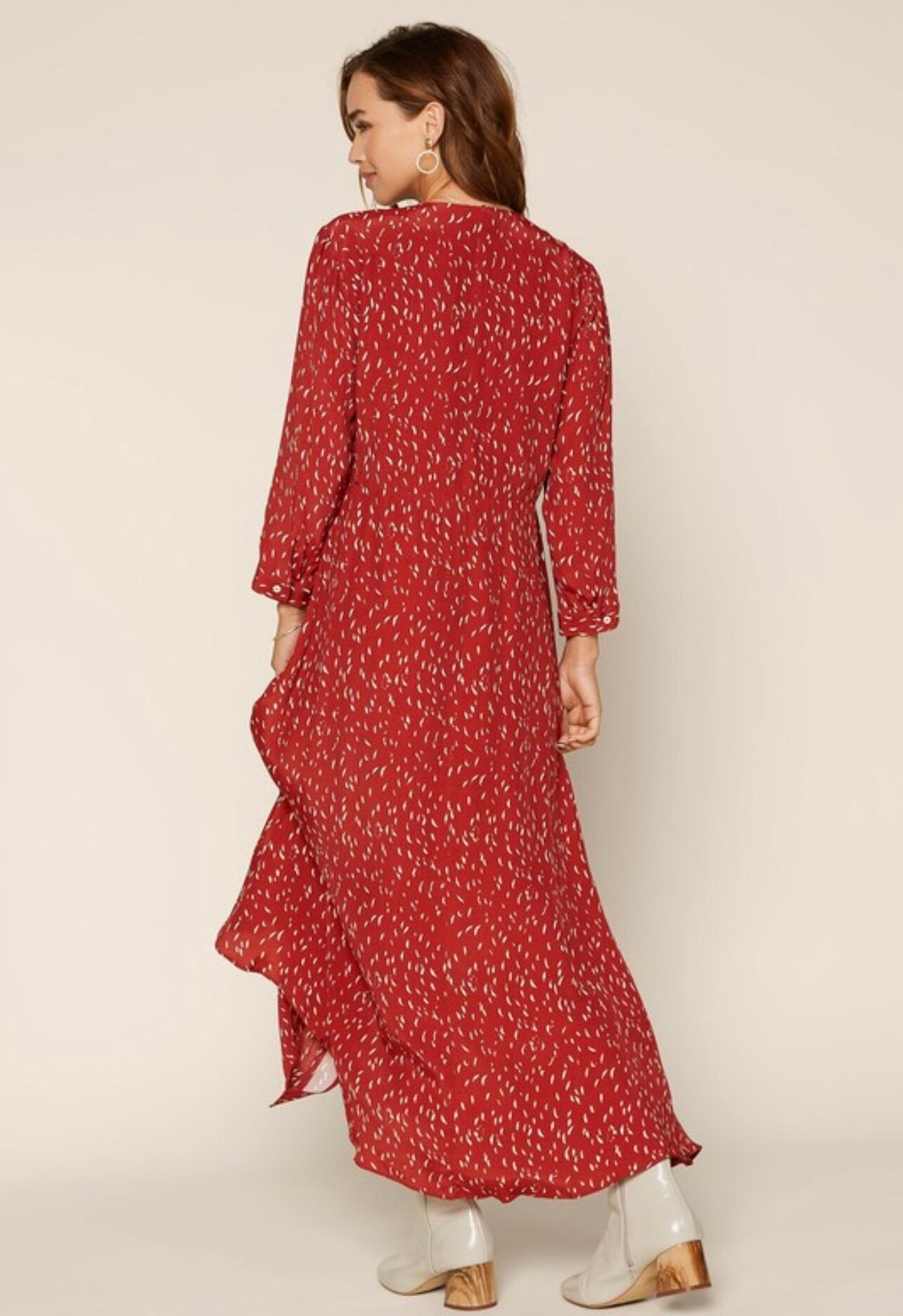 La Boheme Long Sleeve Maxi Dress