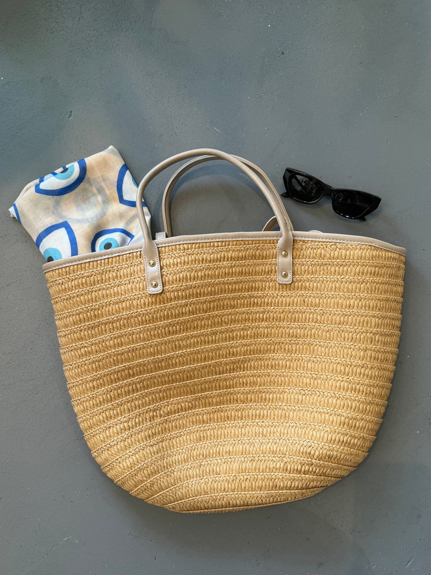 Lucia Leather detail Tote