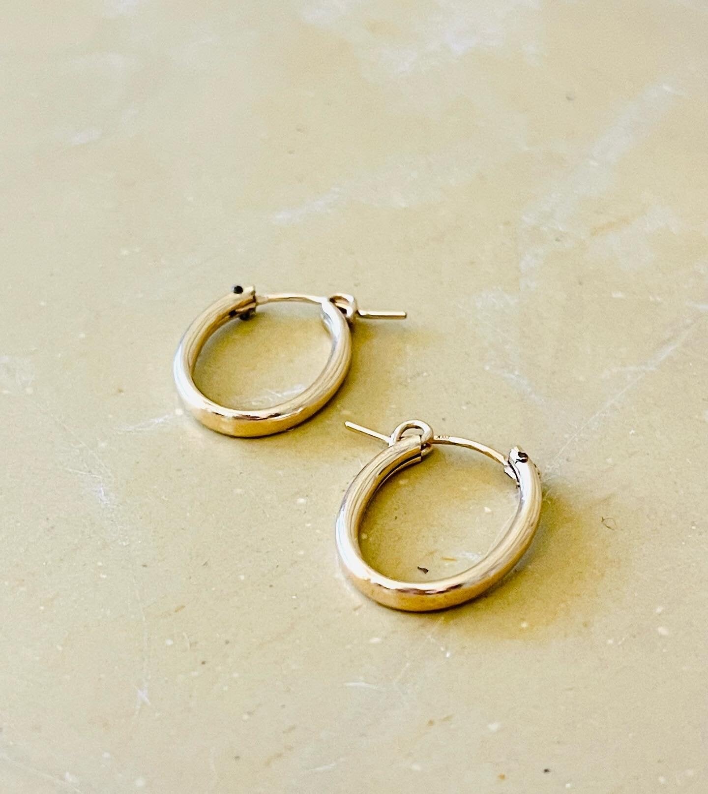 Midi oval Hoops