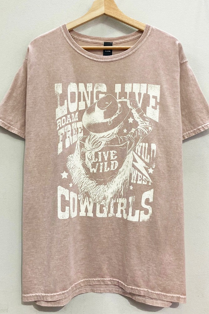 Long Live Cowgirls Tee