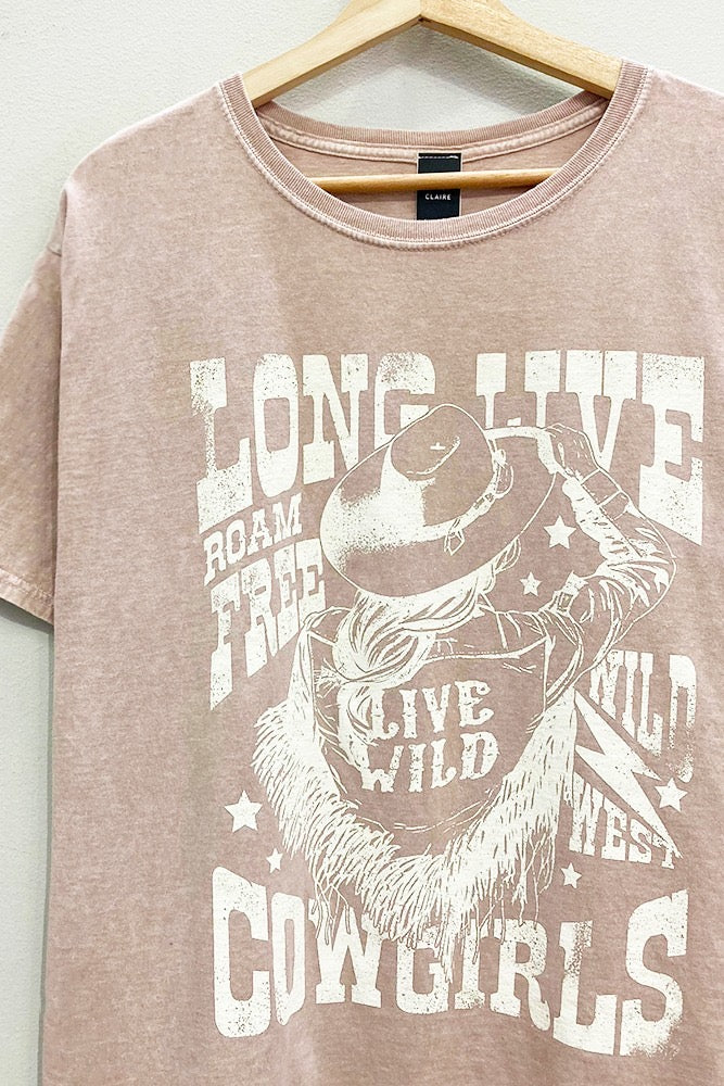 Long Live Cowgirls Tee